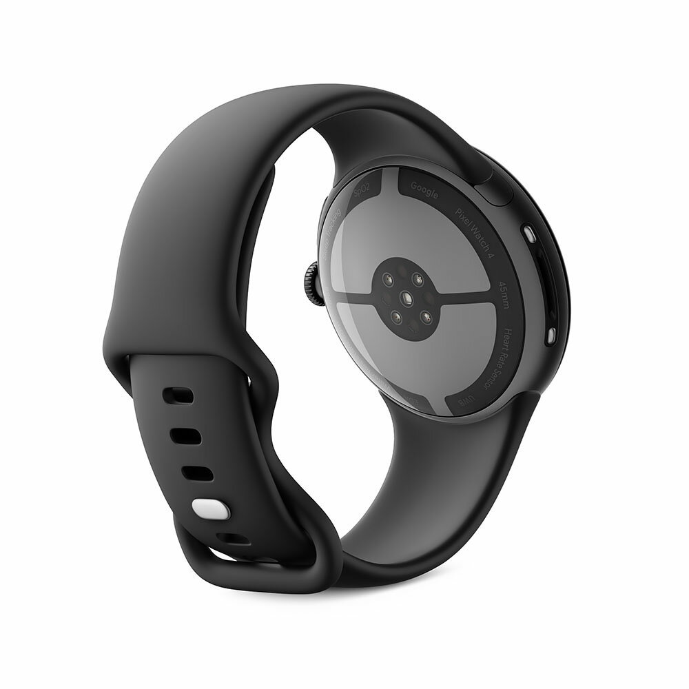 Google Pixel Watch 4(45 mm)Matte Black アルミケース/Obsidian アクティブバンド Wi-Fi 3