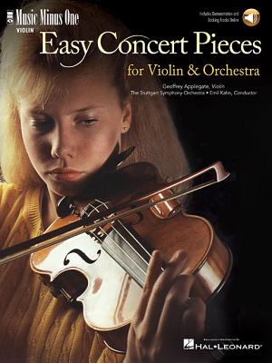 Easy Concert Pieces for Violin & Orchestra Book/Online Audio [With CD (Audio)] EASY CONCERT PIECES FOR VIOLIN [ Hal Leonard Corp ] book-13355696 楽天ブックス パッケージ画像