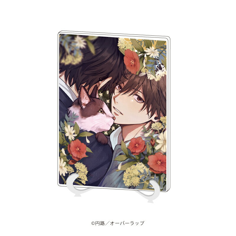 アクリルアートボード(A5サイズ)「ねむり猫の恋煩い」10/1枚絵デザイン(公式イラスト)【グッズ】