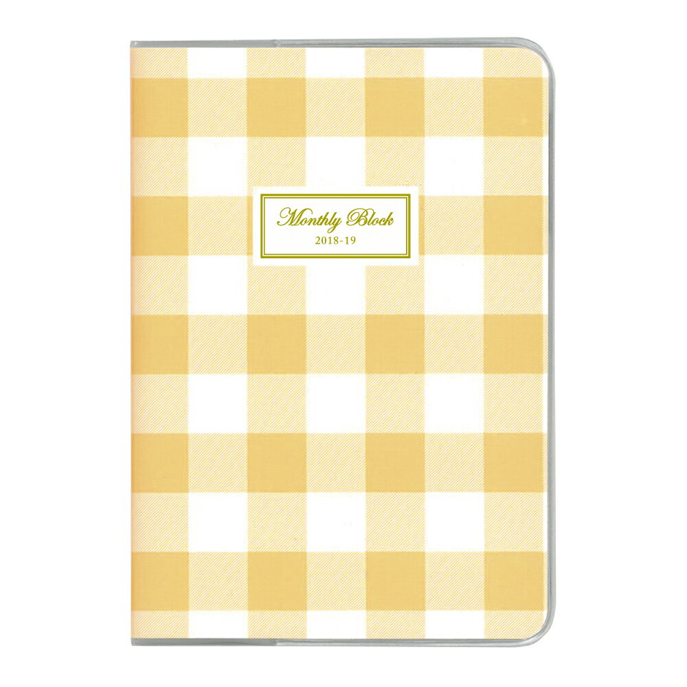 2018-2019 MILL A6 Monthly Check イエロー