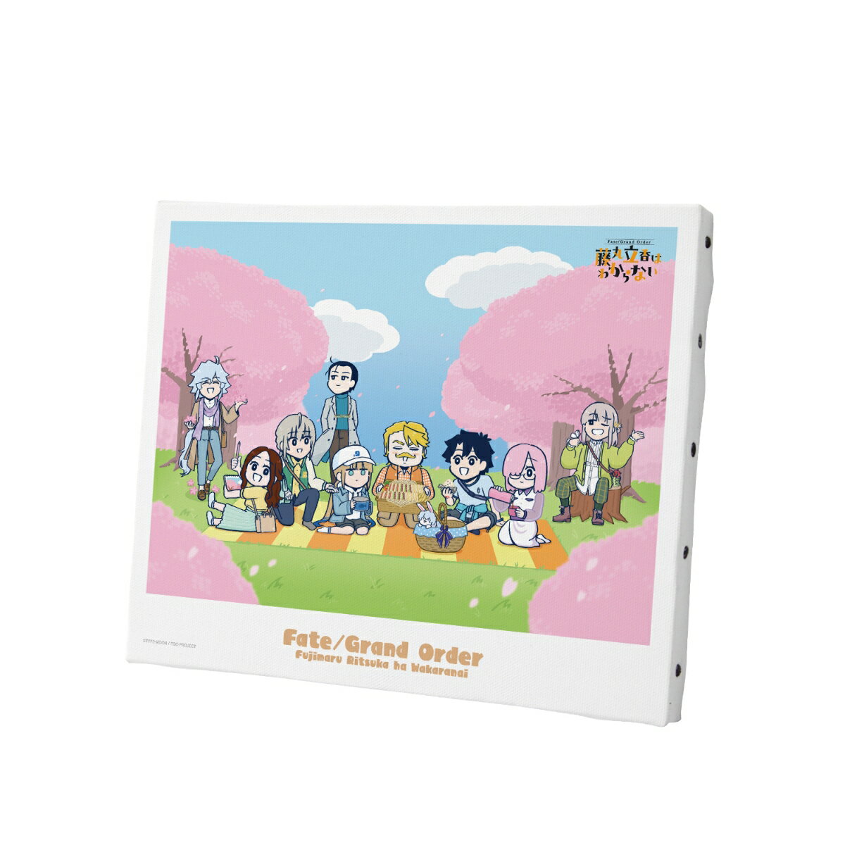 アニメ「Fate/Grand Order 藤丸立香はわからない」槌田先生 描き下ろし お花見ver. キャンバスボード
