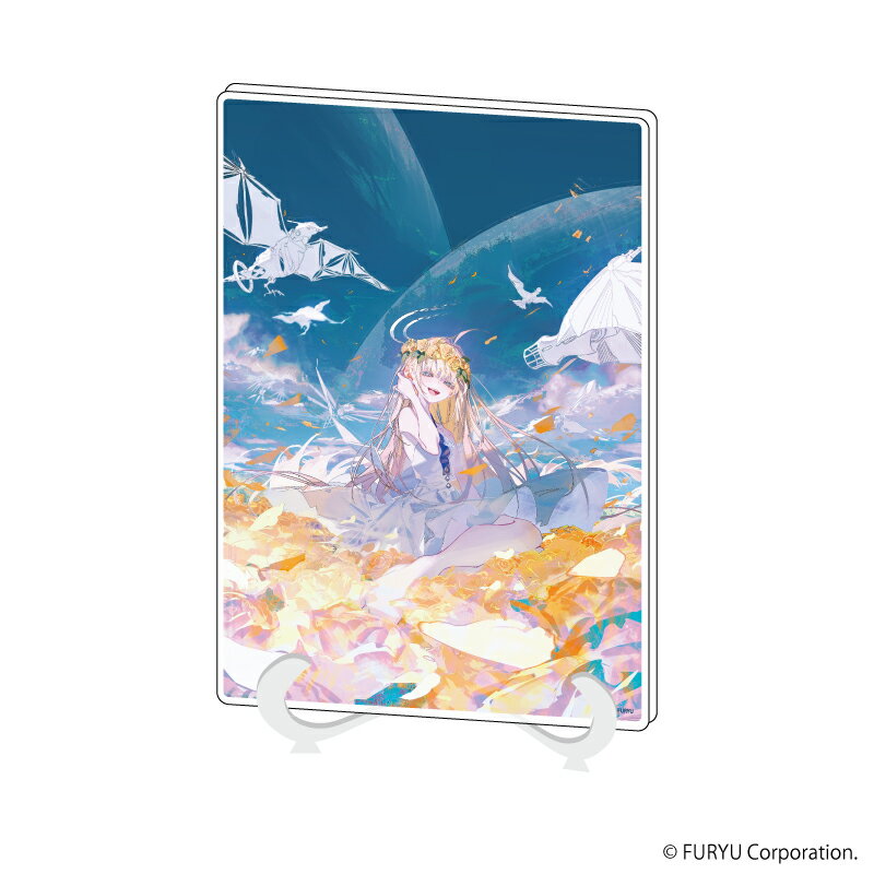 アクリルアートボード(A5サイズ)「クライマキナ/CRYMACHINA」01/パッケージデザイン(公式イラスト)【グッズ】