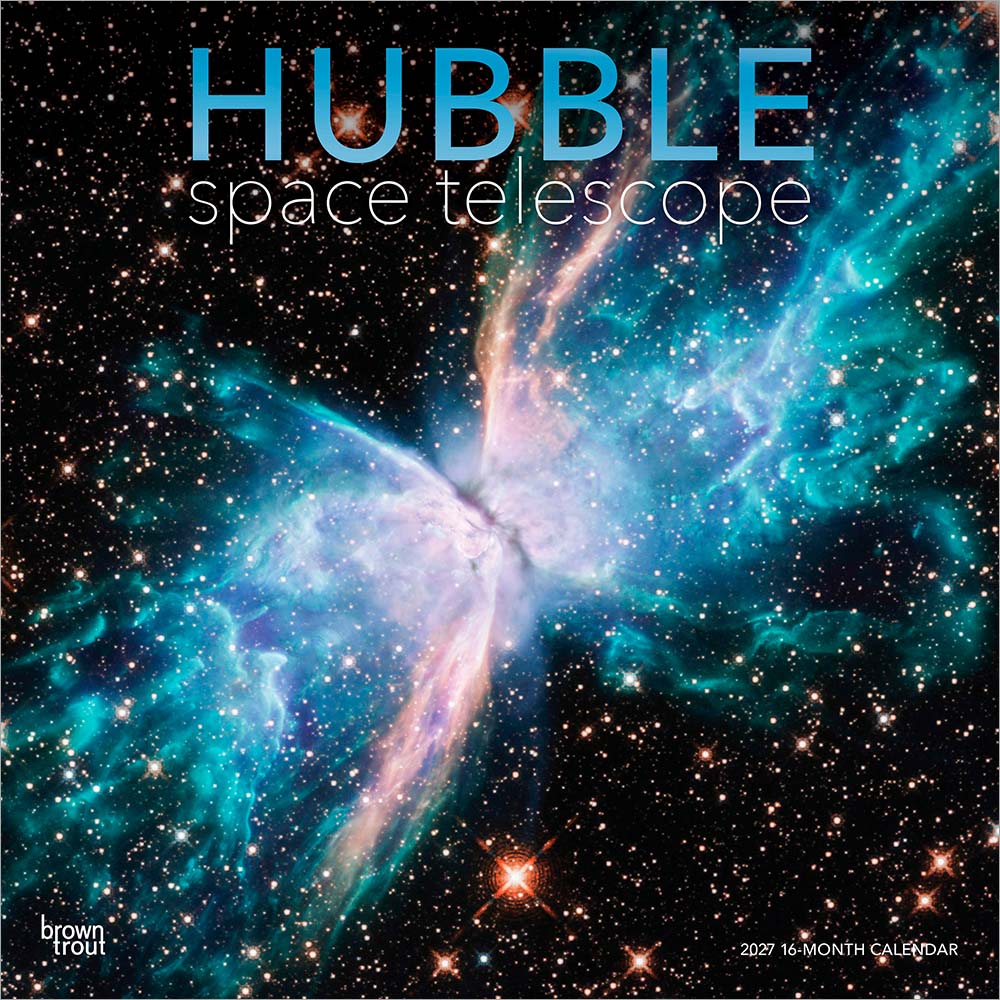 2027年版アメリカ・ブラウントラウト(BrownTrout)社製、ハッブル宇宙望遠鏡をテーマにした輸入壁掛けカレンダーです。
ハッブル宇宙望遠鏡が捉えた星雲や銀河など、色彩豊かで神秘的な宇宙写真を毎月楽しめます。
宇宙好き、天文ファン、科学が好きな方へのギフトにおすすめ。ポスター感覚で飾れる存在感のある一冊です。
開いたサイズは61×30.5cm。予定を書き込みやすい月別レイアウトで、実用性と鑑賞性を兼ね備えています。海外仕様のため日本の祝日名は掲載されていません。