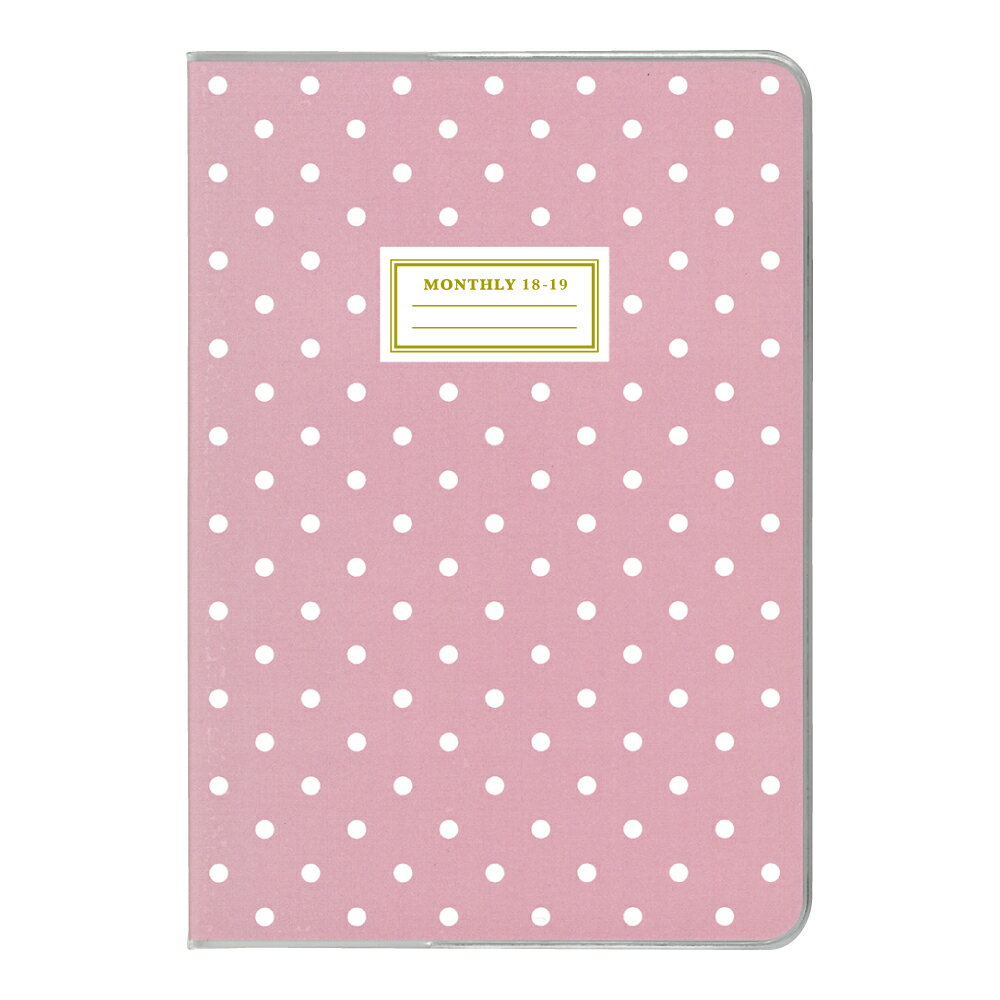2018-2019 MILL B6 Monthly Dot ピンク