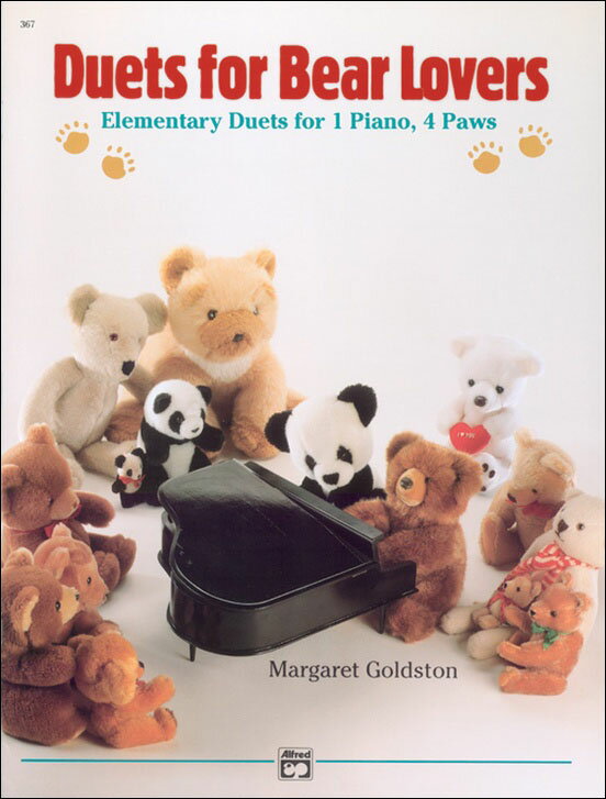 【輸入楽譜】ゴールドストン, Margaret: Duets for Bear Lovers: Elementary Duets for 1 Piano, 4 Paws