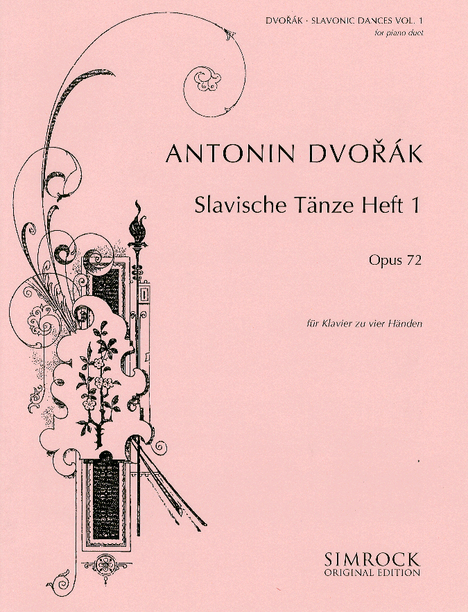 【輸入楽譜】ドヴォルザーク, Antonin: スラヴ舞曲 第2集 Op.72/第1-4番
