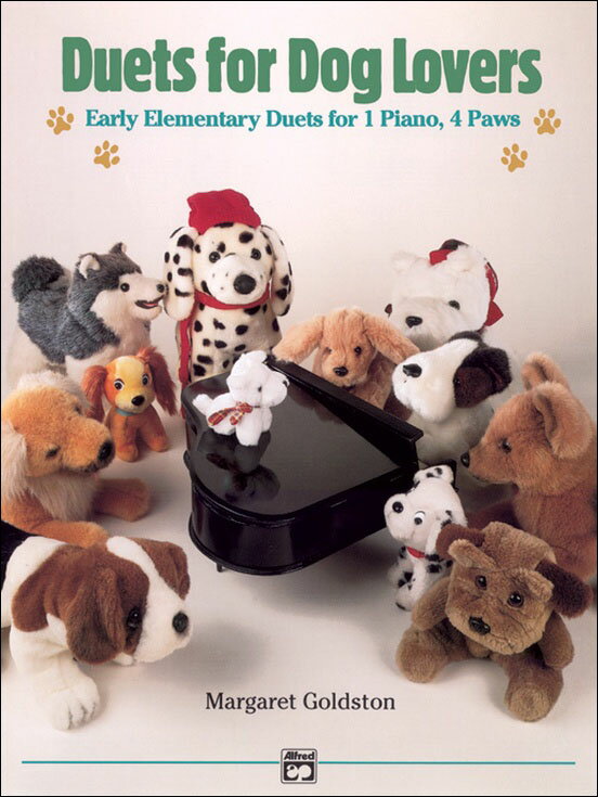【輸入楽譜】ゴールドストン, Margaret: Duets for Dog Lovers: Early Elementary Duets for 1 Piano, 4 Paws