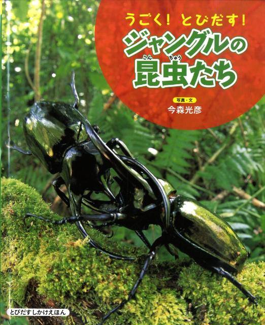 うごく！とびだす！　ジャングルの昆虫たちの表紙