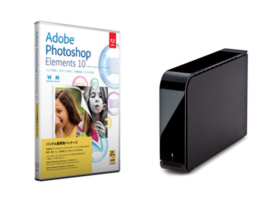 �ڳ�ŷ�����Photoshop Elements 10 ���ܸ��� MLP �� �ɥ饤�֥��ơ������ USB2.0�� ���դ�HDD 2TB ���å�