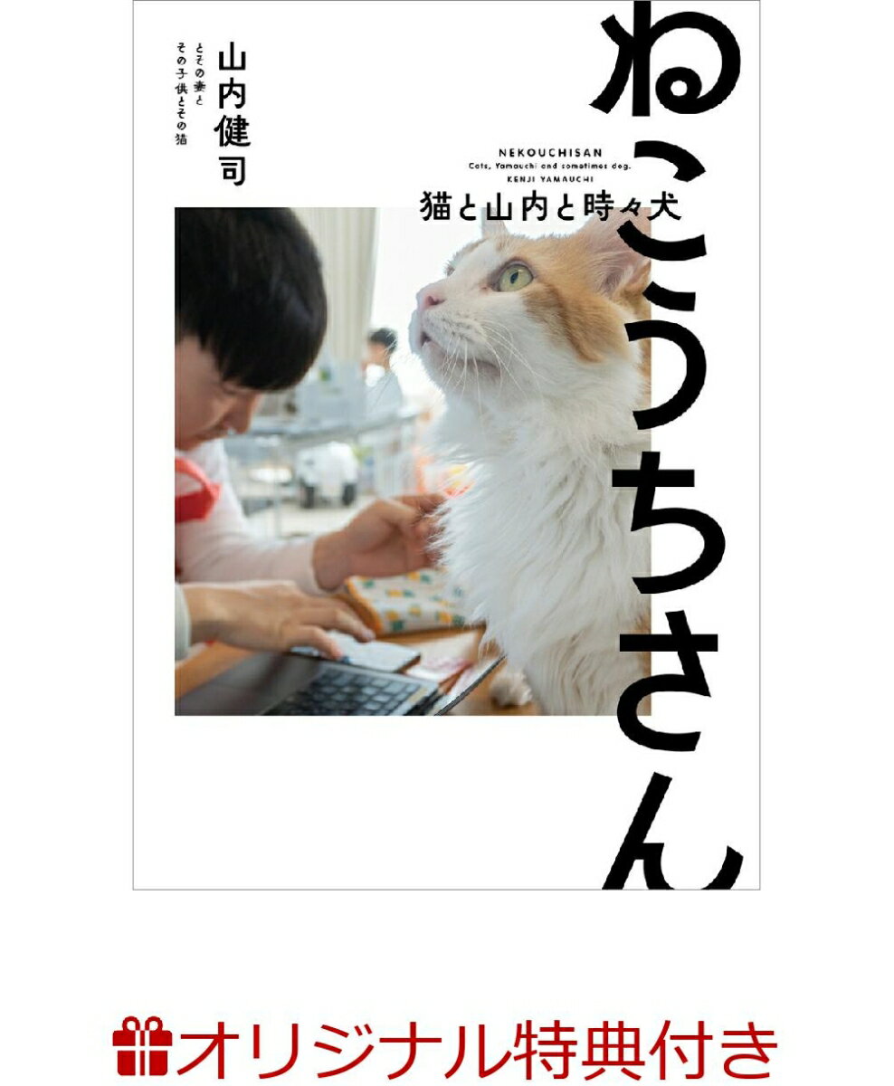 【楽天ブックス限定特典】ねこうちさん　猫と山内と時々犬(著者愛猫イラストステッカー 1種) [ 山内健司 ]のサムネイル