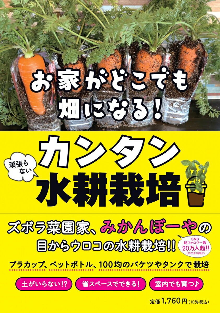 お家がどこでも畑になる! 頑張らないカンタン水耕栽培