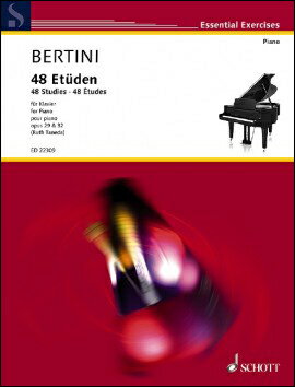 【輸入楽譜】ベルティーニ, Henri: 48の練習曲 Op.29 & Op.32/ルース・タネダ編
