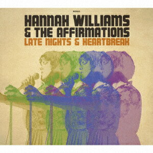 ハンナ・ウィリアムズ&ジ・アファーメイションズレイト ナイツ アンド ハートブレイク ウィリアムズ ハンナ/アファーメイションズ 発売日：2016年11月30日 LATE NIGHTS & HEARTBREAK JAN：4545933131613 RBCPー3161 Record Kicks (株)ランブリング・レコーズ [Disc1] 『Late Nights & Heartbreak』／CD アーティスト：ハンナ・ウィリアムズ&ジ・アファーメイションズ 曲目タイトル： &nbsp;1. TAME IN THE WATER [4:26] &nbsp;2. DAZED AND CONFUSED [6:19] &nbsp;3. FIGHTING YOUR SHADOW [3:20] &nbsp;4. WOMAN GOT SOUL [5:39] &nbsp;5. AINT ENOUGH [3:31] &nbsp;6. FOOL [3:17] &nbsp;7. LATE NIGHTS & HEARTBREAK [4:15] &nbsp;8. IN YOUR ARMS [4:25] &nbsp;9. STILL IN MY HEAD [8:28] &nbsp;10. CALLIN' ME BACK [2:59] &nbsp;11. 7AM TO SEVILLE [5:34] &nbsp;12. ANOTHER SUNRISE [3:52] &nbsp;13. YOUR LUCK CAN CHANGE [4:46] CD ダンス・ソウル R&B・ソウル