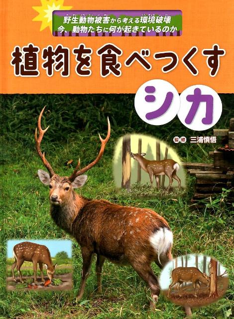 植物を食べつくすシカ