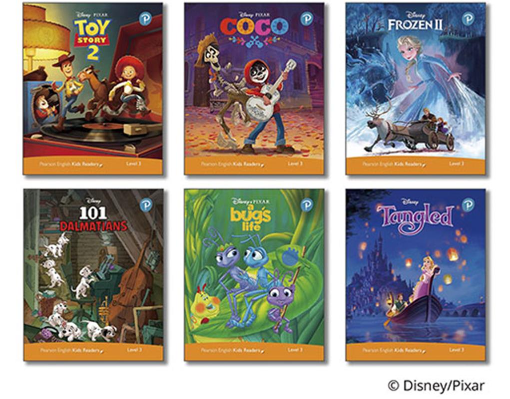 Disney　Kids　Readers　レベル3パック（全6巻セット）