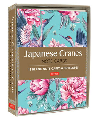 JAPANESE CRANES NOTE CARDS 