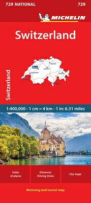 Michelin Switzerland Map 729 MAP-MICHELIN SWITZERLAND MAP 7 （Maps/Country (Michelin)） 