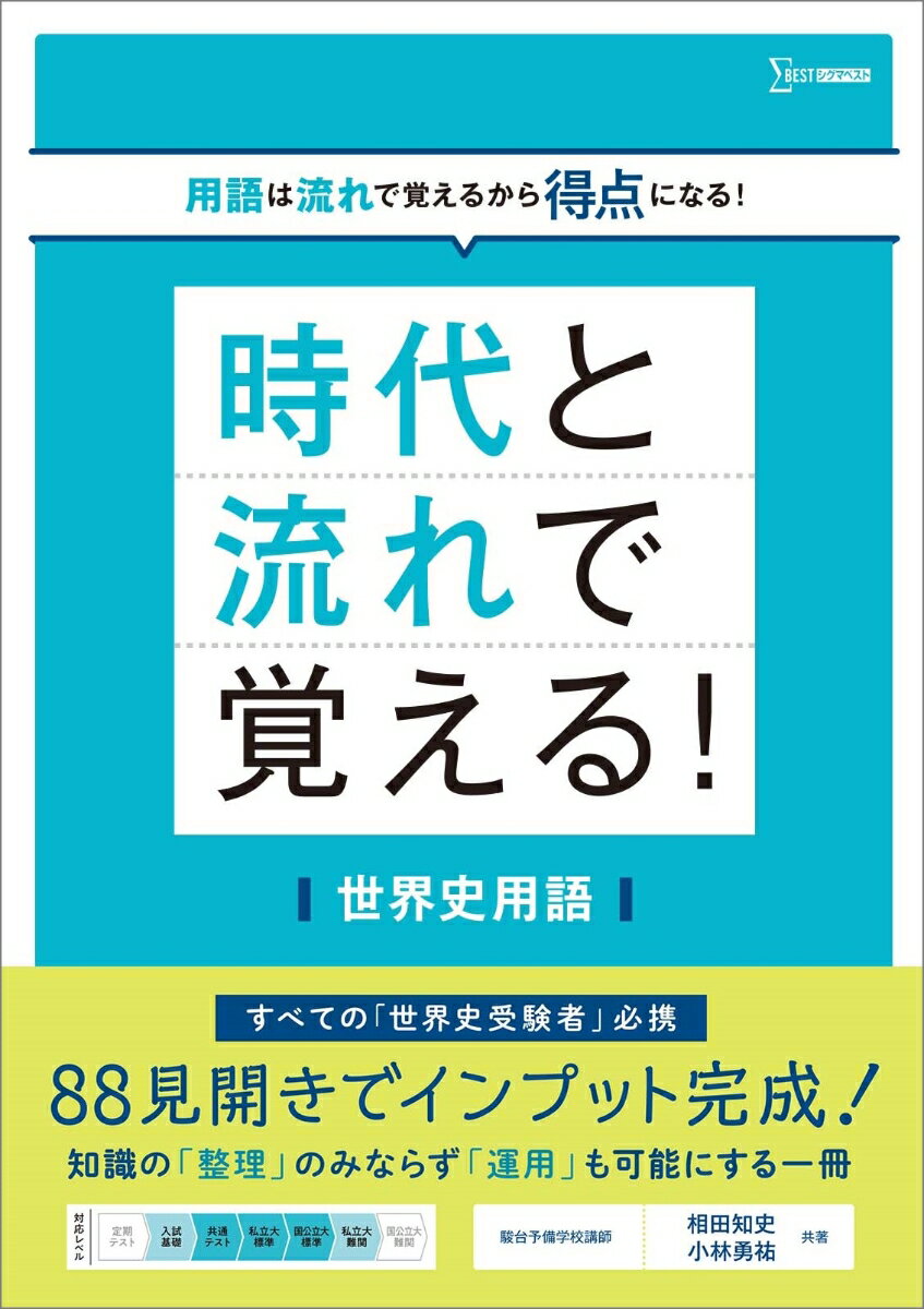 時代と流れで覚える！世界史用語