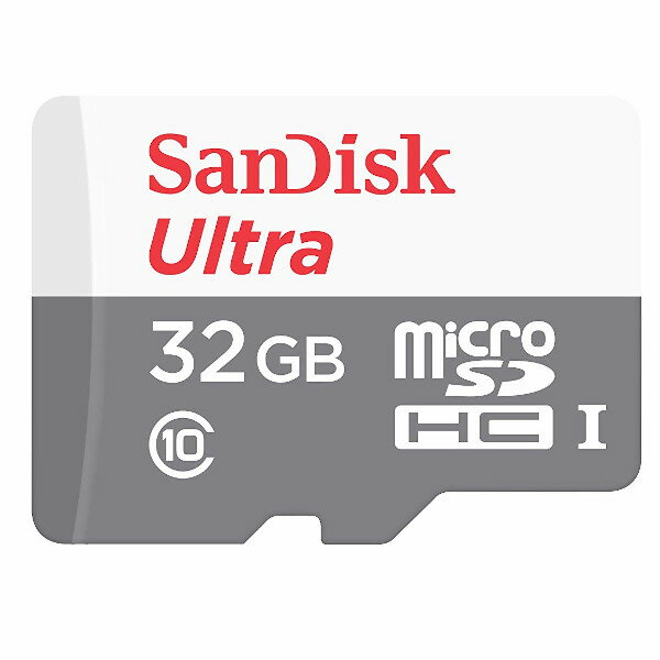 Sandisk ULTRA　microSDHC 32GB UHS-1対応 SDSQUNS-032G- ...