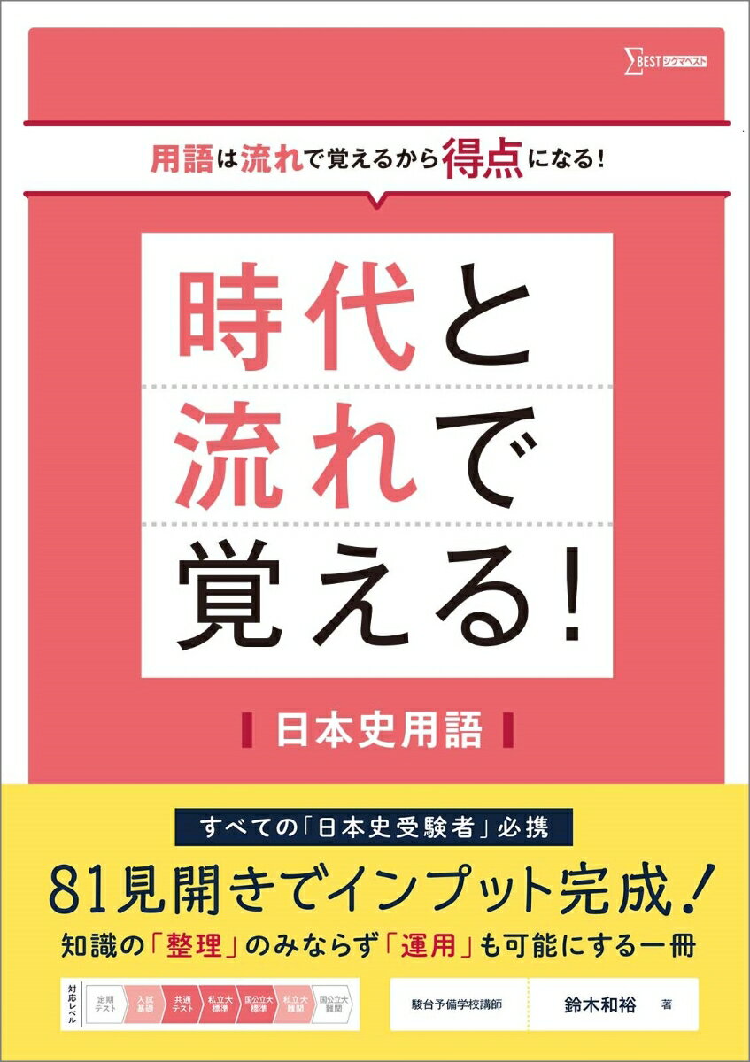 時代と流れで覚える！日本史用語