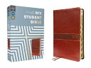 Niv, Student Bible, Leathersoft, Brown, Thumb Indexed, Comfort Print NIV STUDENT...