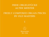 【輸入楽譜】FREIE ORGELSTUCKE ALTER MEISTER BD.1