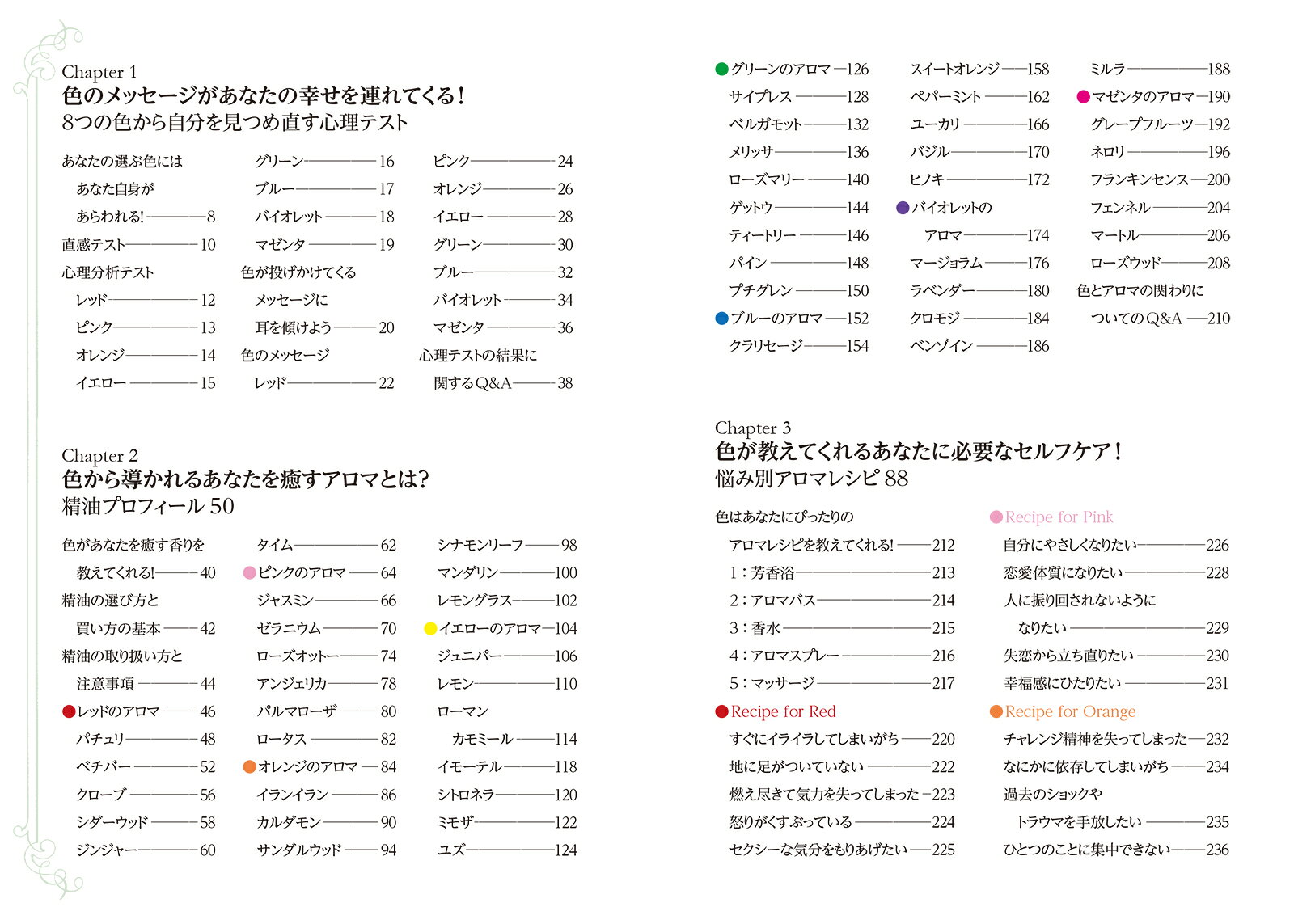 幸せを呼ぶアロマ×カラーセラピー 色と香りのミ...の紹介画像3
