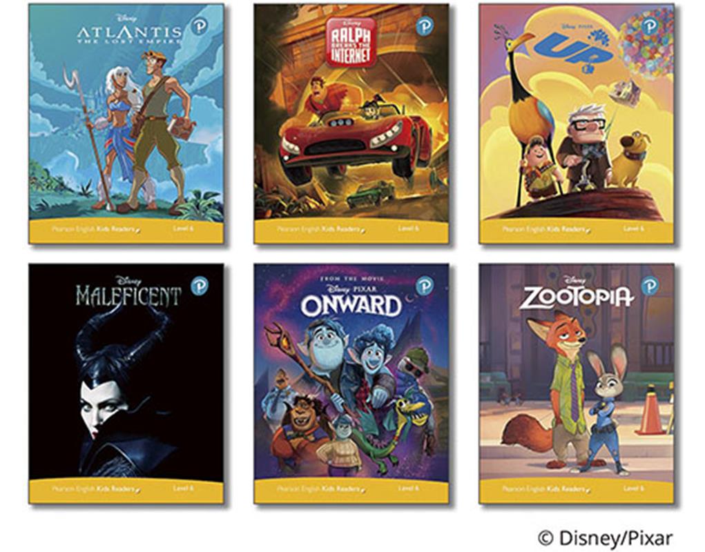 Disney　Kids　Readers　レベル6パック（全6巻セット）