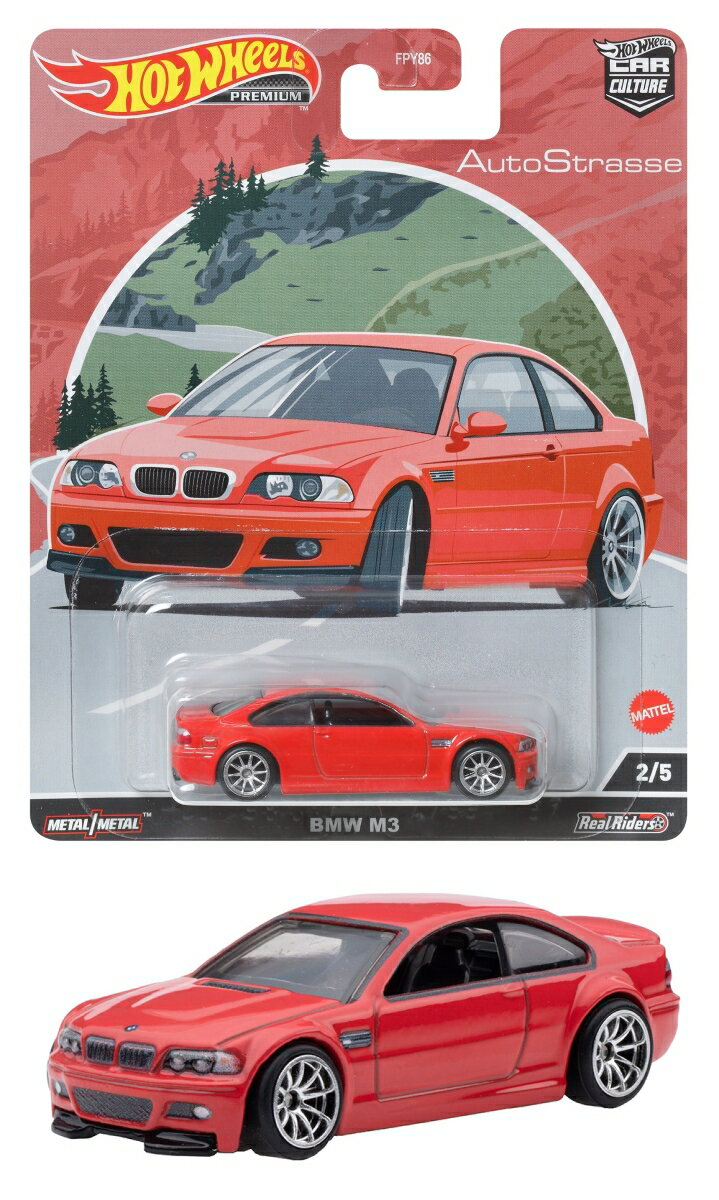 ホットウィール（Hot Wheels） カーカルチャー アウト・ストラッセ - BMW M3 （E46） 【3サイ~】 HCK19