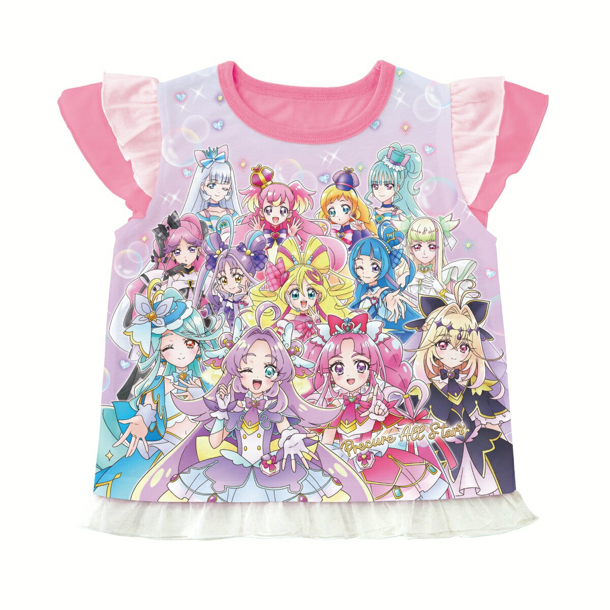 プリキュア　勇気がでる！光るパジャマ プリキュアオールスターズ（ローズピンク）(110cm)