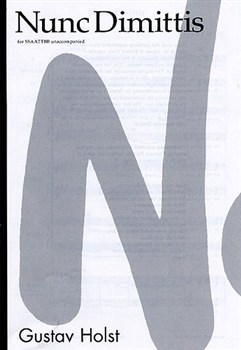 【輸入楽譜】ホルスト, Gustav: 今こそ主よ、僕を去らせたまわん(混声八部合唱)(ラテン語)