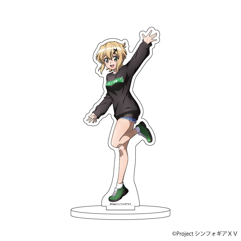 キャラアクリルフィギュア「戦姫絶唱シンフォギアXV」24/暁切歌 冬デートver.(描き下ろし)【グッズ】