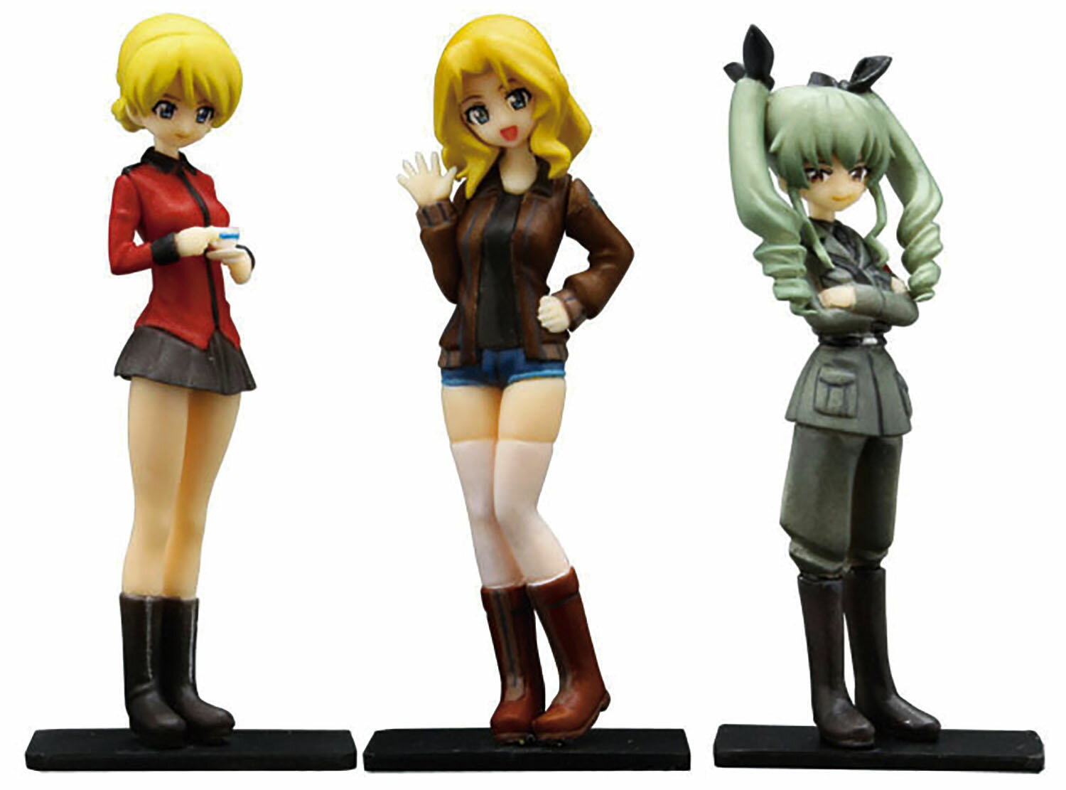 『ガールズ&パンツァー』 1/35 隊長フィギュアセット 【GPF-7】 (無発泡ウレタン製未塗装キット)