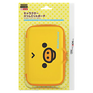 【任天堂ライセンス商品】new3DSLL用スリムEVAポーチ『キイロイトリ　フェイス』