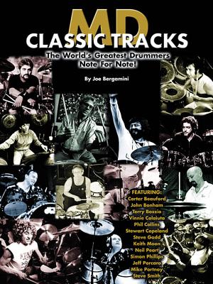 MD Classic Tracks is a learning tool for the contemporary drummer. It contains transcriptions of thirteen tracks (some never before in print!) recorded by some of the most important contemporary drummers in rock and fusion. In these pages, you'll find the exact drum parts recorded on tracks that drummers have been inspired by since their release. Artists featured include Carter Beauford, John Bonham, Terry Bozzio, Vinnie Colaiuta, Phil Collins, Stewart Copeland, Steve Gadd, Keith Moon, Neil Peart, Simon Phillips, Jeff Porcaro, Mike Portnoy, and Steve Smith. Includes great photos and backgrounds on each of these drummer's drummers. Spiral-bound.