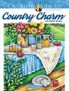 CREATIVE HAVEN COUNTRY CHARM C Adult Coloring Books: In the Country Teresa Goodridge DOVER PUBN INC2018 Paperback English ISBN：9780486821689 洋書 Family life & Comics（生活＆コミック） Games