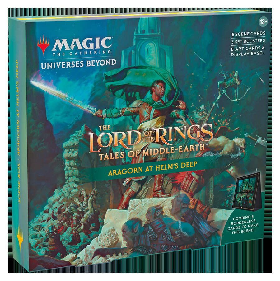 マジック：ザ・ギャザリング 『The Lord of the Rings: Tales of Middle-earthTM 』 Scene Box 「Aragorn at Helm’s Deep」 【1個】