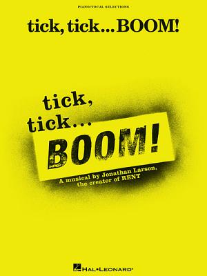 An acclaimed three-person musical, tick, tick ... BOOM! is an autobiographical piece from the late Jonathan Larson, the Tony- and Pulitzer Prize-winning composer of Rent. Our songbook features 12 tunes from the production: Come to Your Senses * Green Green Dress * Johnny Can't Decide * Louder Than Words * No More * Real Life * See Her Smile * Sugar * Sunday * Therapy * 30/90 * Why.