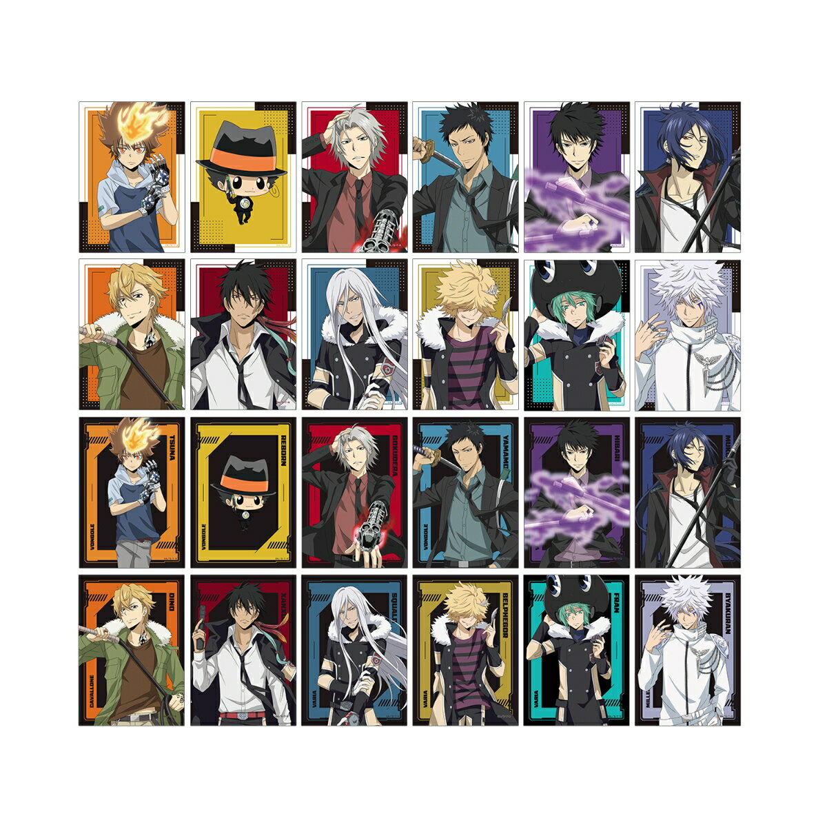 TVアニメ『家庭教師ヒットマンREBORN!』描き下ろし 戦闘前ver. トレーディングブロマイド(BOX＝24入)