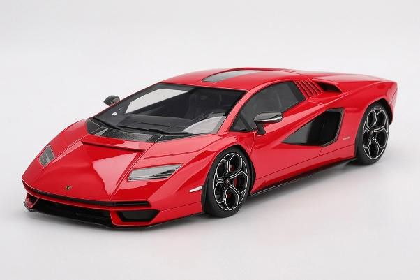 TOP SPEED 1/18 ランボルギーニ カウンタック LPI 800-4 Rosso Mars 【TS0554】 (ミニカー)