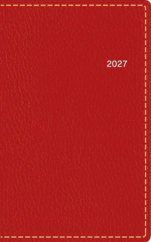 2027年 手帳 1月始まり No.170 T'beau （ティーズビュー） 2 [レッド]高橋書店 手帳判 ウィークリー