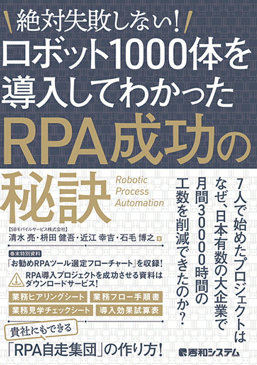 絶対失敗しない！ ロボット1000体を導入してわかったRPA成功の秘訣