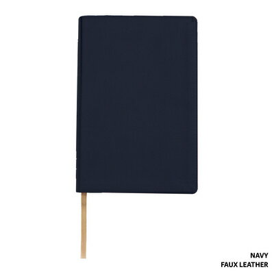 Lsb, 2 Column Verse-By-Verse, Blue Faux Leather, Indexed LSB 2 COLUMN VERSE-BY-VERSE BL [ Steadfast Bibles ]