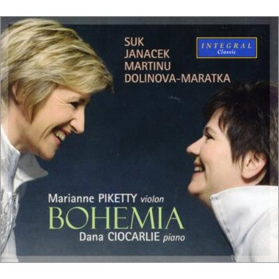 【輸入盤】Bohemia-master Pieces Of Czech Violin Sonatas: Piketty(Vn) Ciocarlie(P)