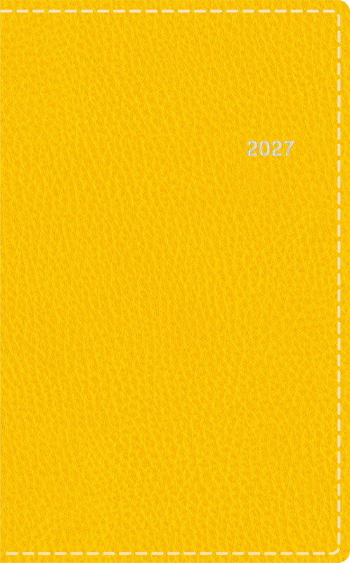 2027年　手帳　1月始まり　No.174　T'beau （ティーズビュー） 日曜始まり 1　　[イエロー]高橋書店　手帳判　　ウィークリー