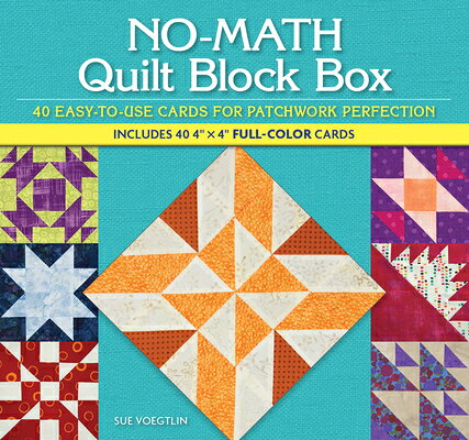 NOーMATH QUILT BLOCK BOX Sue Voegtlin LANDAUER PUB LLC2026 Hardcover English ISBN：9781639811748 洋書 Art & Entertainment（芸術＆エンターテインメント） Crafts & Hobbies