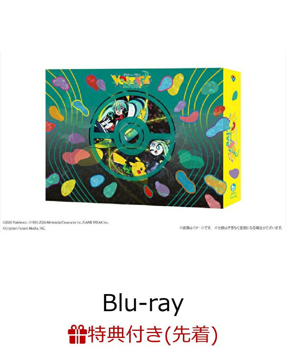 [선착 특전][포켓몬 feat. 하츠네 미쿠 VOLTAGE Live!]Blu-ray 특장반[Blu-ray](레플리카 티켓(박 눌러 사양)) [ 포켓몬 feat.하츠네 미쿠]