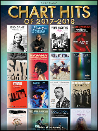 【輸入楽譜】やさしく弾ける チャート・ヒッツ 2017年ー2018年