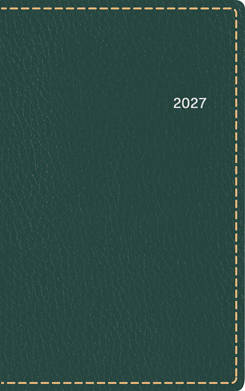 2027年　手帳　1月始まり　No.177　T'beau （ティーズビュー） 4　　[ダークグリーン]高橋書店　手帳判　　ウィークリー