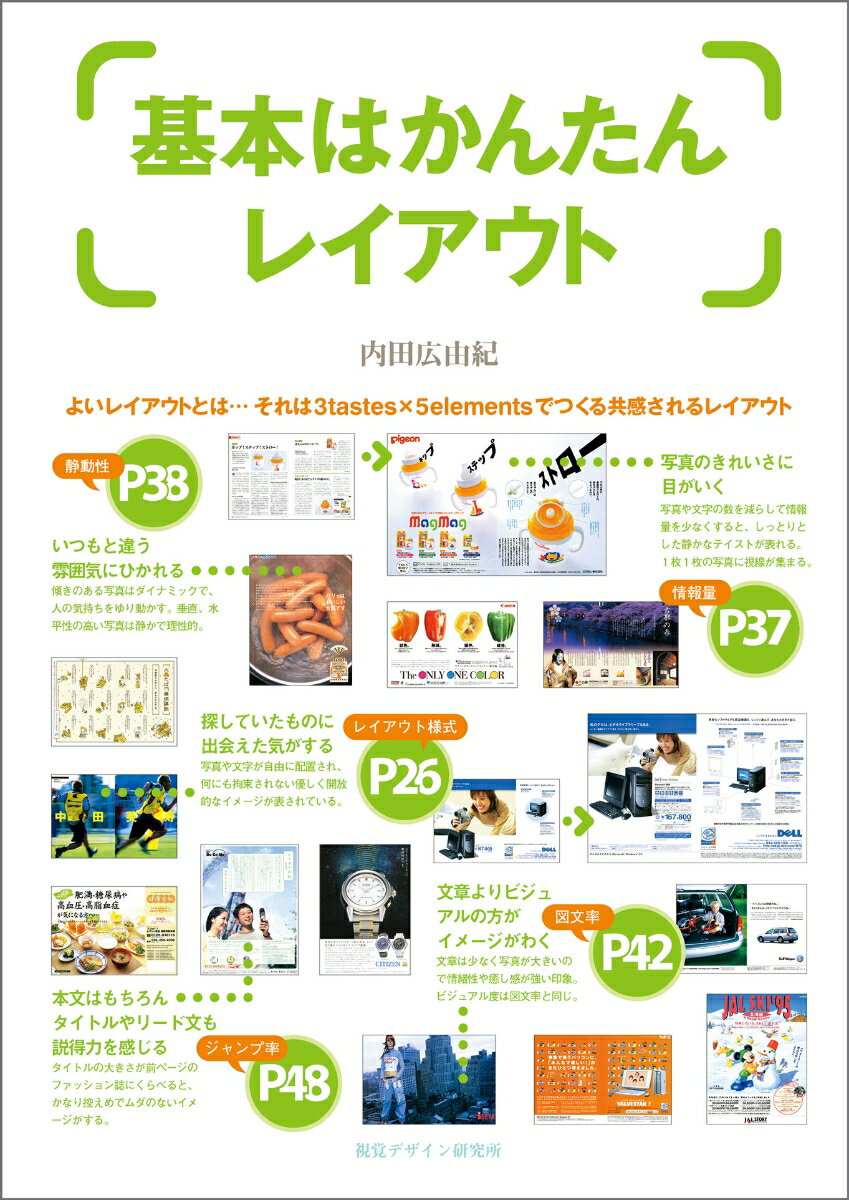 基本はかんたんレイアウト よいレイアウトとは…それは3tastes×5elementsでつくる共感されるレイアウト （デザイン ビギナー シリーズ） [ 内田 広由紀 ]